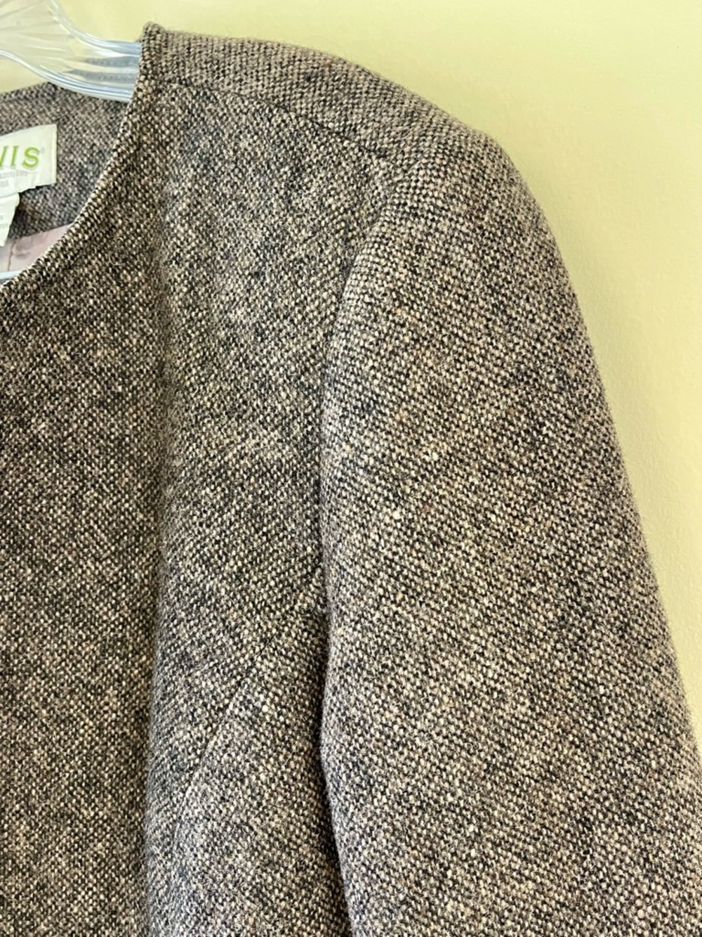 Orvis 100% Wool Tweed Suit Set Blazer Pants Size 12 - Picture 2 of 13